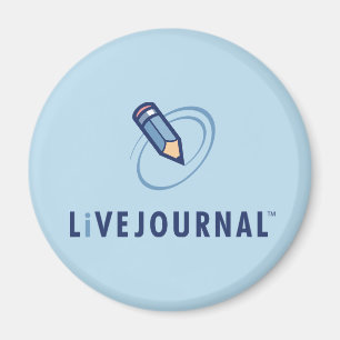 LiveJournal Logo Vertical Magnet