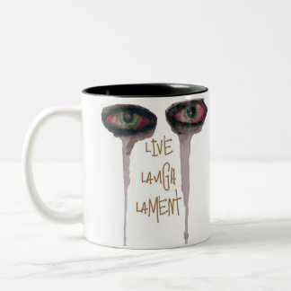 LiveLaughLament Two-Tone Coffee Mug