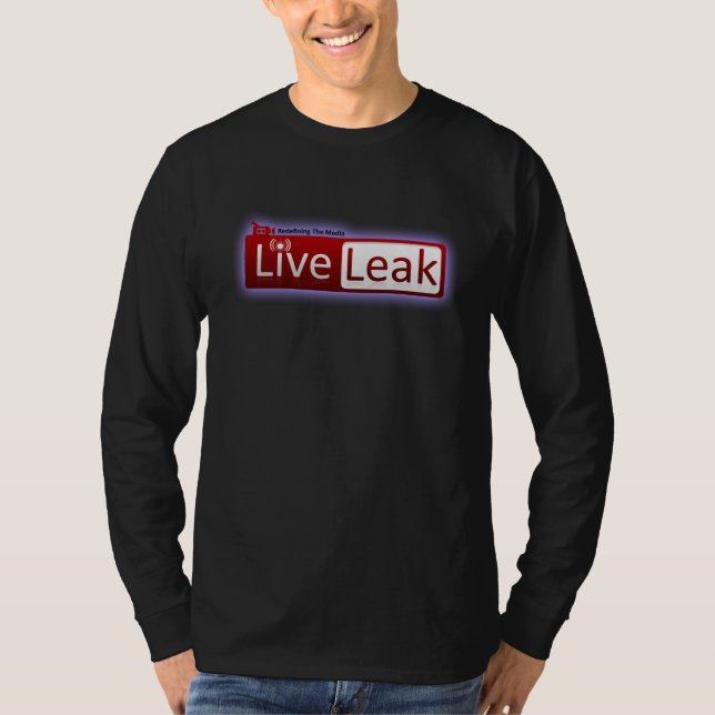 LiveLeak long sleeve black T-Shirt (Front)