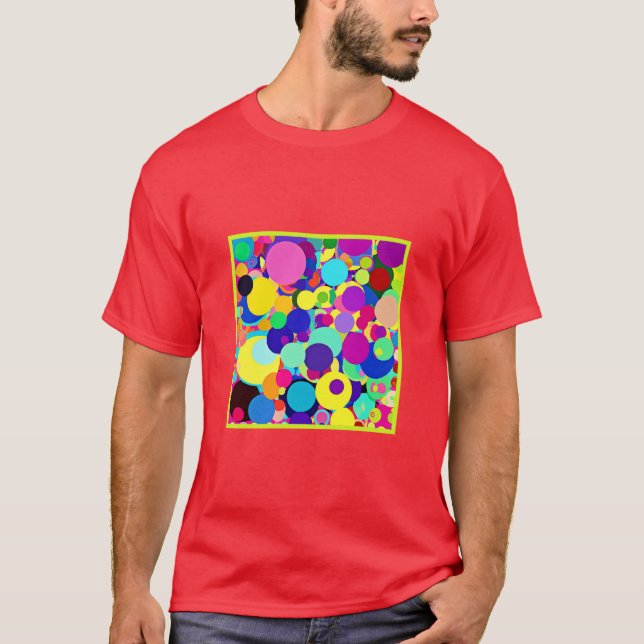 Lively Abstract Palette T-Shirt (Front)