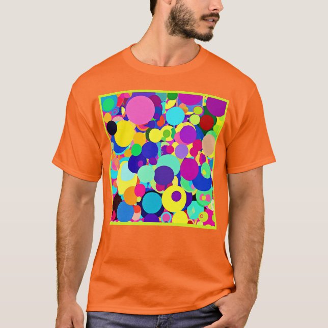 Lively Abstract Palette T-Shirt (Front)