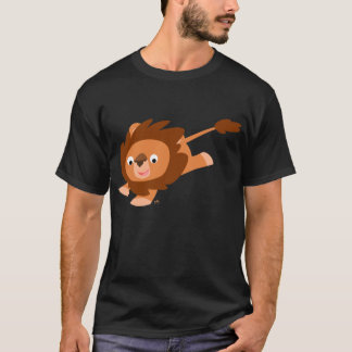 Lively Cartoon Lion T-shirt