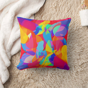 Lively Colourful Pattern Magic Cushion