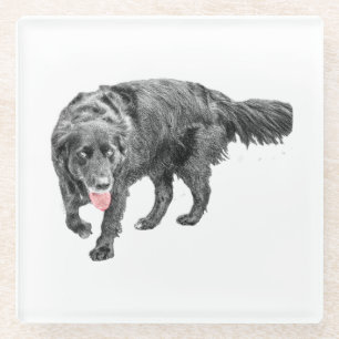 Lively Eyes, Red Tongue Glass Coaster