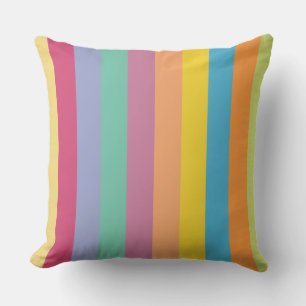Lively Springtime Stripes Cushion