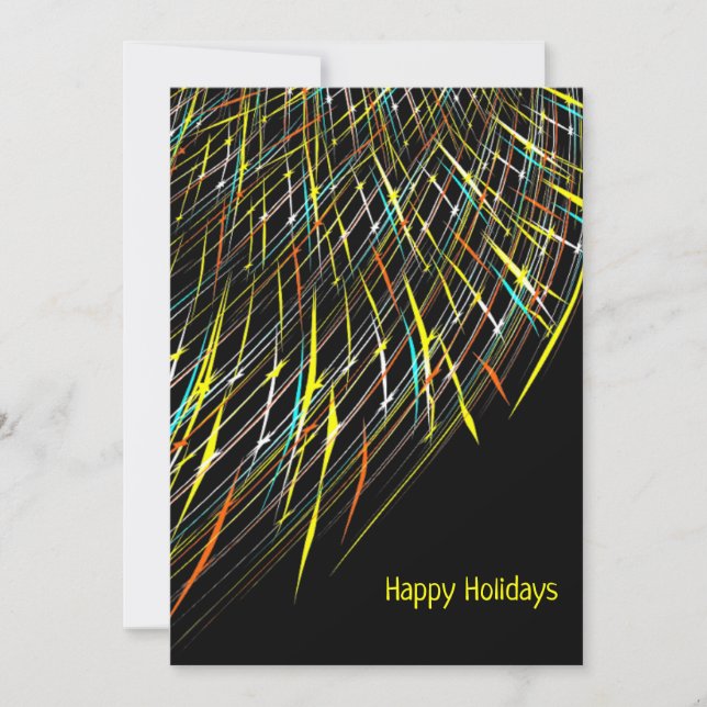 Lively Varicolored Easy Favourite Season Holiday Card (Front)