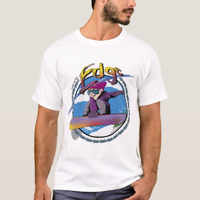 liven' on the Edge T-Shirt (Front)