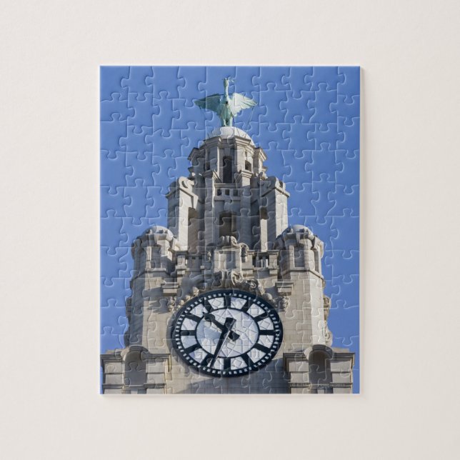 Liver Building, Cunard Building, Liverpool, Jigsaw Puzzle (Vertical)