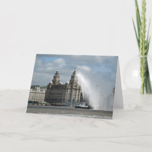 Liver Building - Liverpool Card