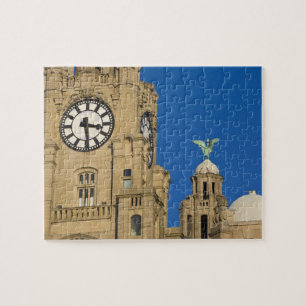 Liver Building, Liverpool, Merseyside, England Jigsaw Puzzle