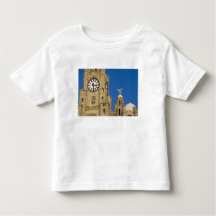 Liver Building, Liverpool, Merseyside, England Toddler T-Shirt