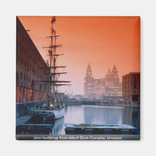 Liver buildings from Albert Dock Complex, Liverpoo Magnet
