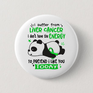 Liver Cancer Awareness Month Ribbon Gifts 6 Cm Round Badge