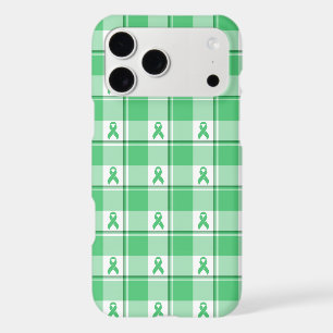 Liver Cancer Awareness Plaid Green Ribbon
