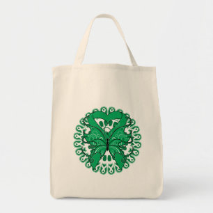 Liver Cancer Butterfly Circle of Ribbons Tote Bag