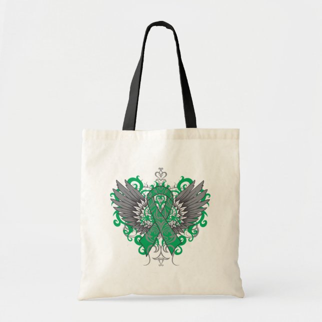 Liver Cancer Cool Wings Tote Bag (Front)