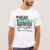 Liver Cancer Emerald Green Ribbon For My Daughter