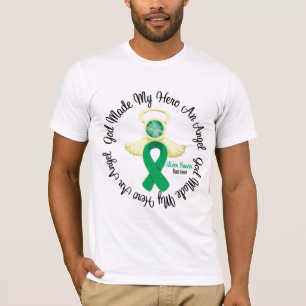 Liver Cancer God Made My Hero An Angel T-Shirt