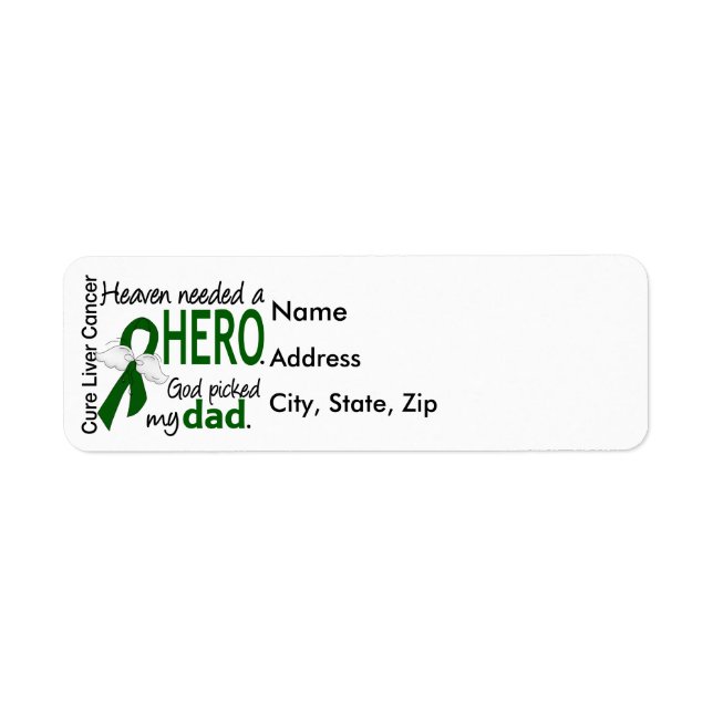 Liver Cancer Heaven Needed a Hero Dad (Front)