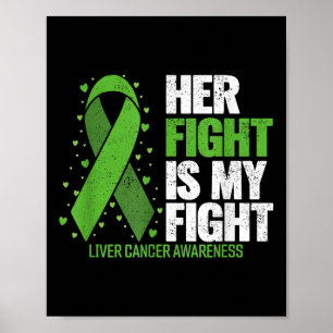Liver Cancer Her Fight Is My Fight Liver Cancer Aw Poster