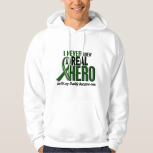 Liver Cancer NEVER KNEW A HERO 2 Daddy Hoodie