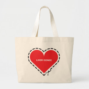 Liver Donee Jumbo Tote Bag