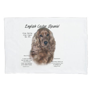 Liver English Cocker Spaniel History Pillowcase