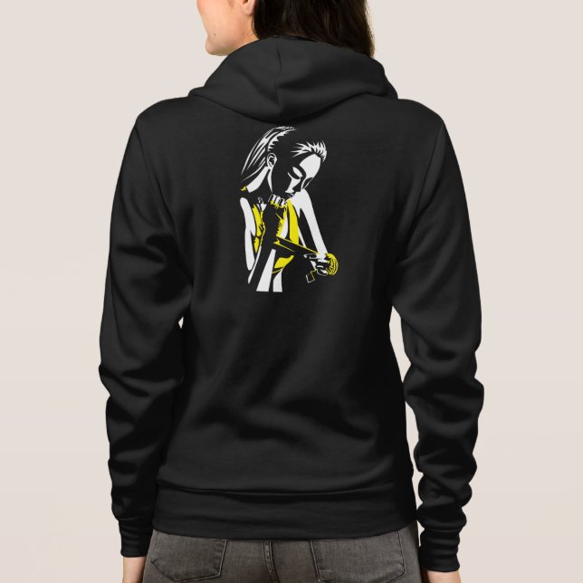 Liver-Hunt with just girl on back Hoodie (Back)