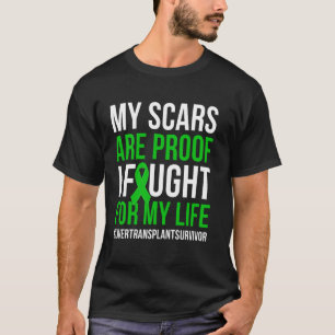 Liver Transplant Survivor Scars New Liver Recipien T-Shirt