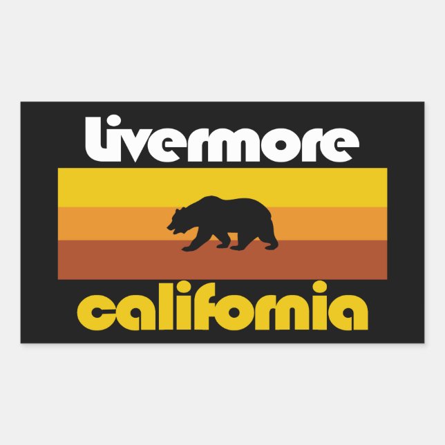 Livermore,California Rectangular Sticker (Front)