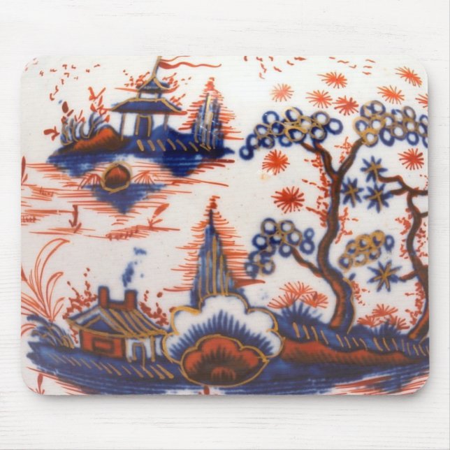 Liverpool Chinese landscape, circa 1775 Mouse Pad (Front)