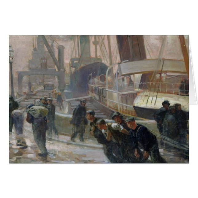 Liverpool Dockers at Dawn, 1903 (Front Horizontal)