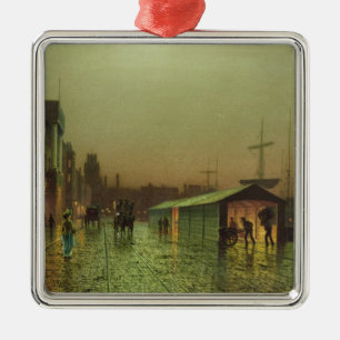 Liverpool Docks Metal Tree Decoration