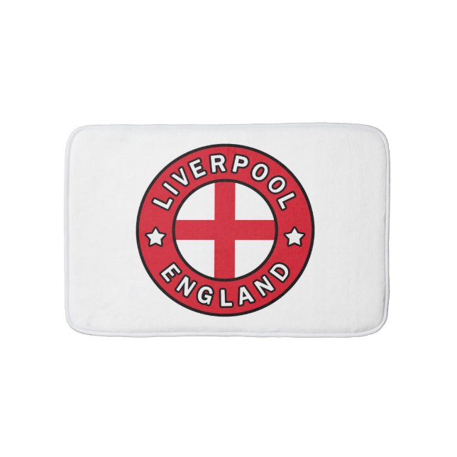 Liverpool England Bath Mat (Front)