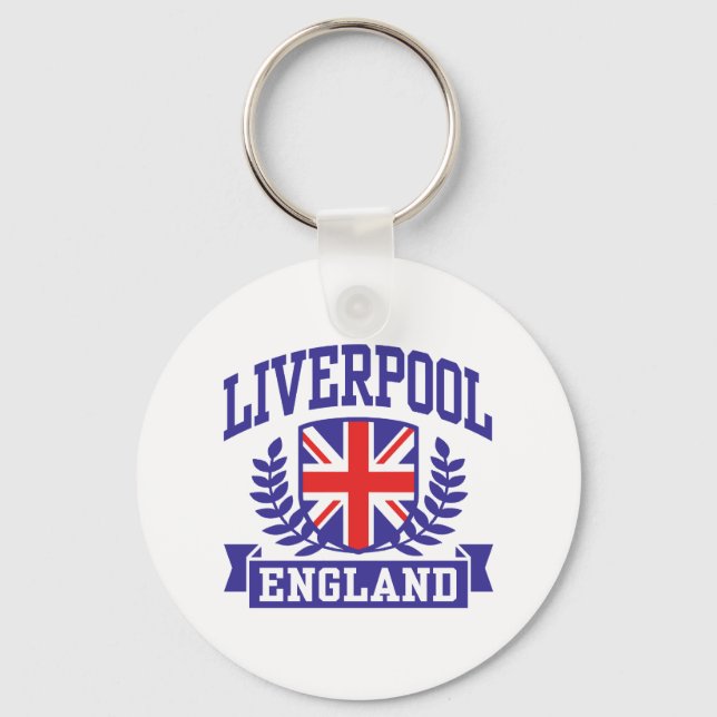 Liverpool England Key Ring (Front)