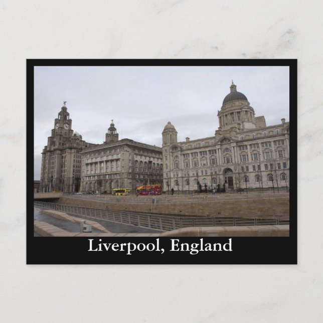 Liverpool, England Postcard (Front)
