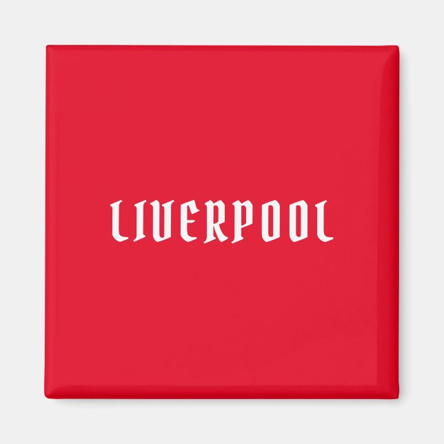 Liverpool Football Club Fan Group Magnet (Front)