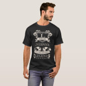 LIVERPOOL Last Name, LIVERPOOL family name crest T-Shirt (Front Full)