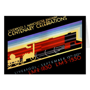Liverpool Manchester Railway Vintage Poster