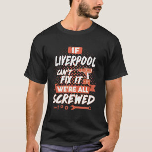 LIVERPOOL Name, LIVERPOOL family name crest T-Shirt