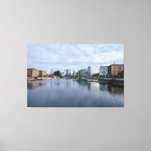 Liverpool skyline canvas print