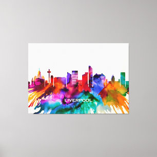 Liverpool Skyline Canvas Print