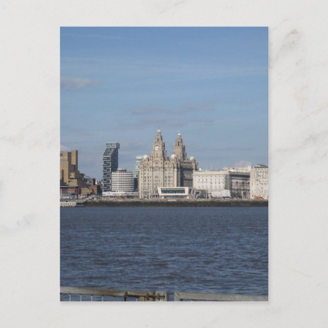 Liverpool Skyline Postcard (Front)