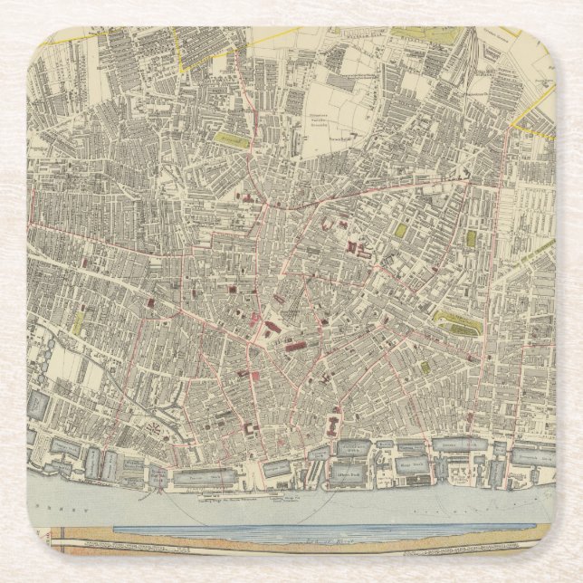 Liverpool Square Paper Coaster (Front)