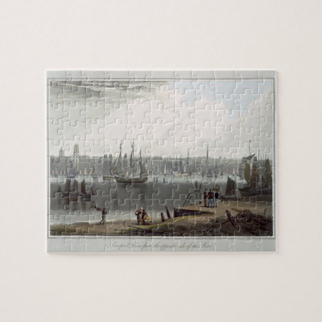 Liverpool, taken from the opposite side of the riv jigsaw puzzle (Horizontal)