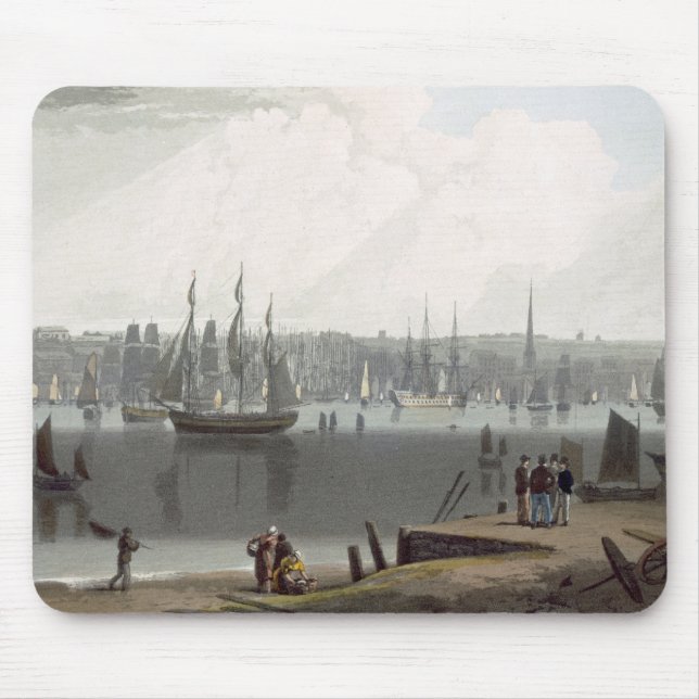 Liverpool, taken from the opposite side of the riv mouse pad (Front)