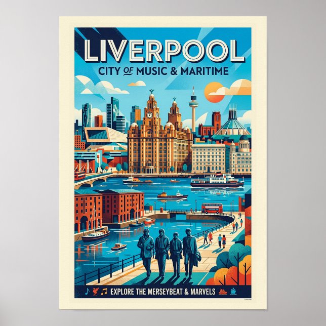 Liverpool Travel Poster (Front)