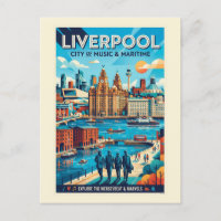 Liverpool Travel Poster