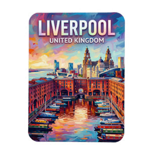Liverpool United Kingdom Magnet
