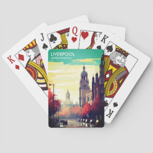 Liverpool United Kingdom Travel Playing Cards
